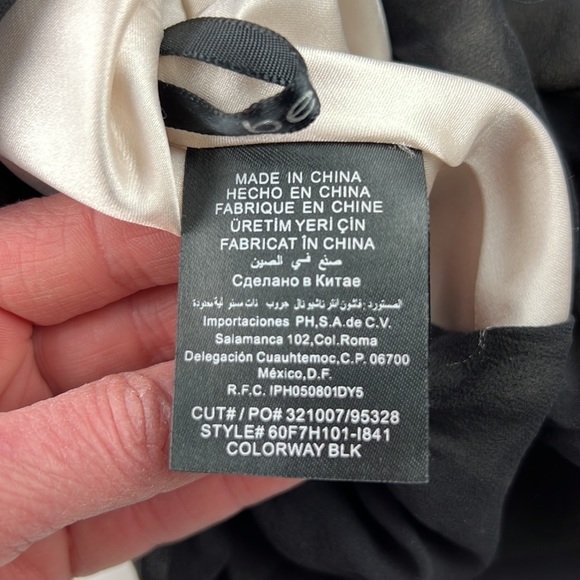 ***SOLD****bebe  single shoulder elegant beaded tank top - Picture 5 of 9